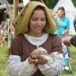 Fuironnière avec un furet